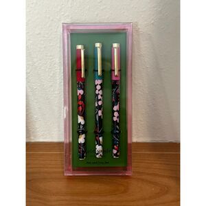 Kate Spade New York Fall Floral Fine Tip Pen Set NWT